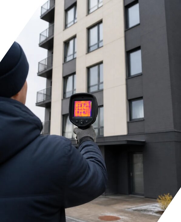 Тепловизионное обследование зданий в Барабинске от 5079 р. | ЭкспертизаРоссия